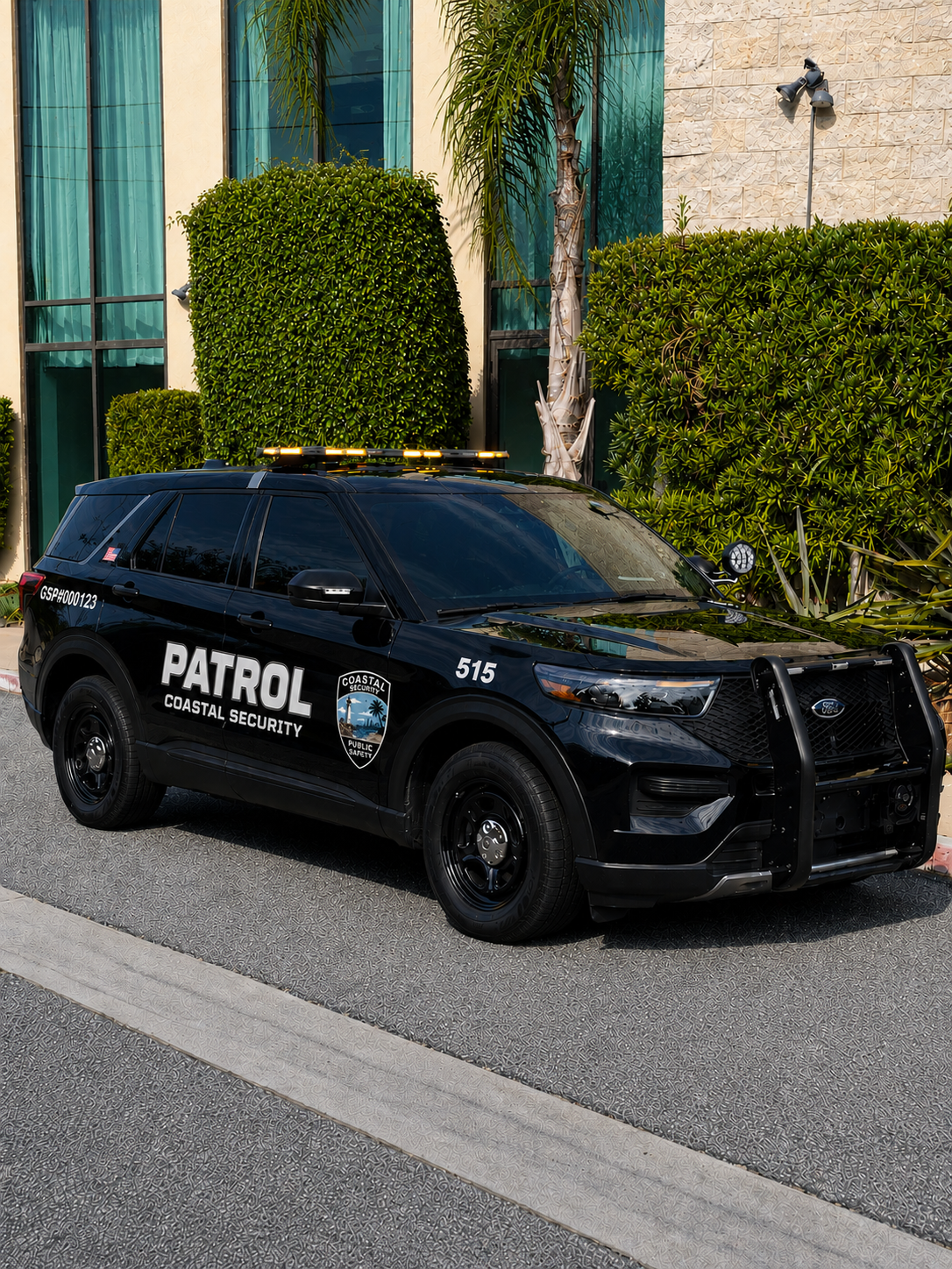 Coastal Security patrol vehicle